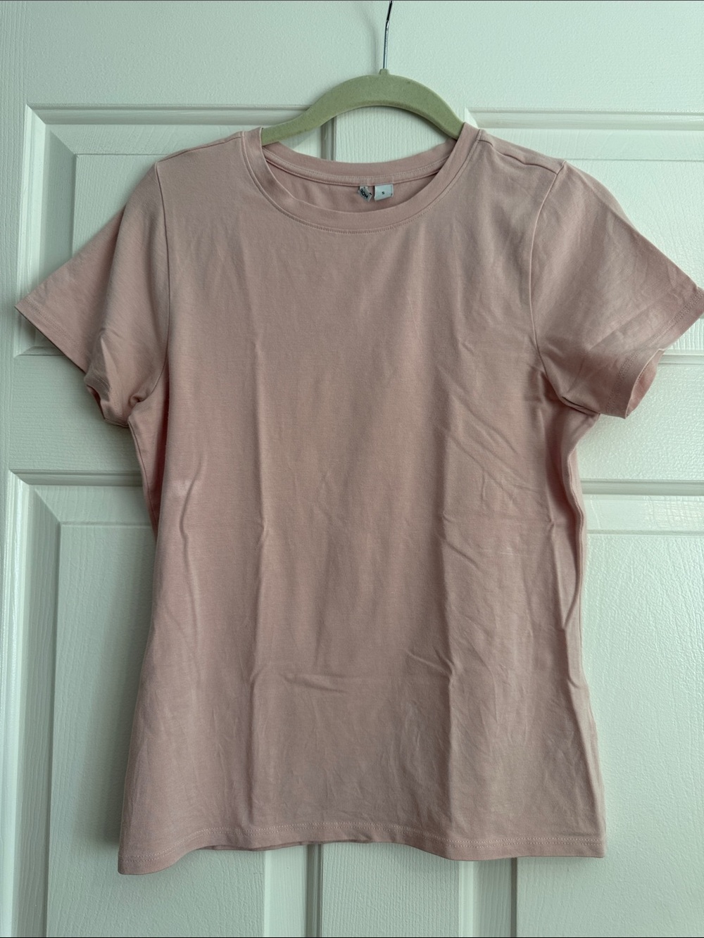 Nordstrom small Classic Short-Sleeve Crewneck Tee - Blush Pink